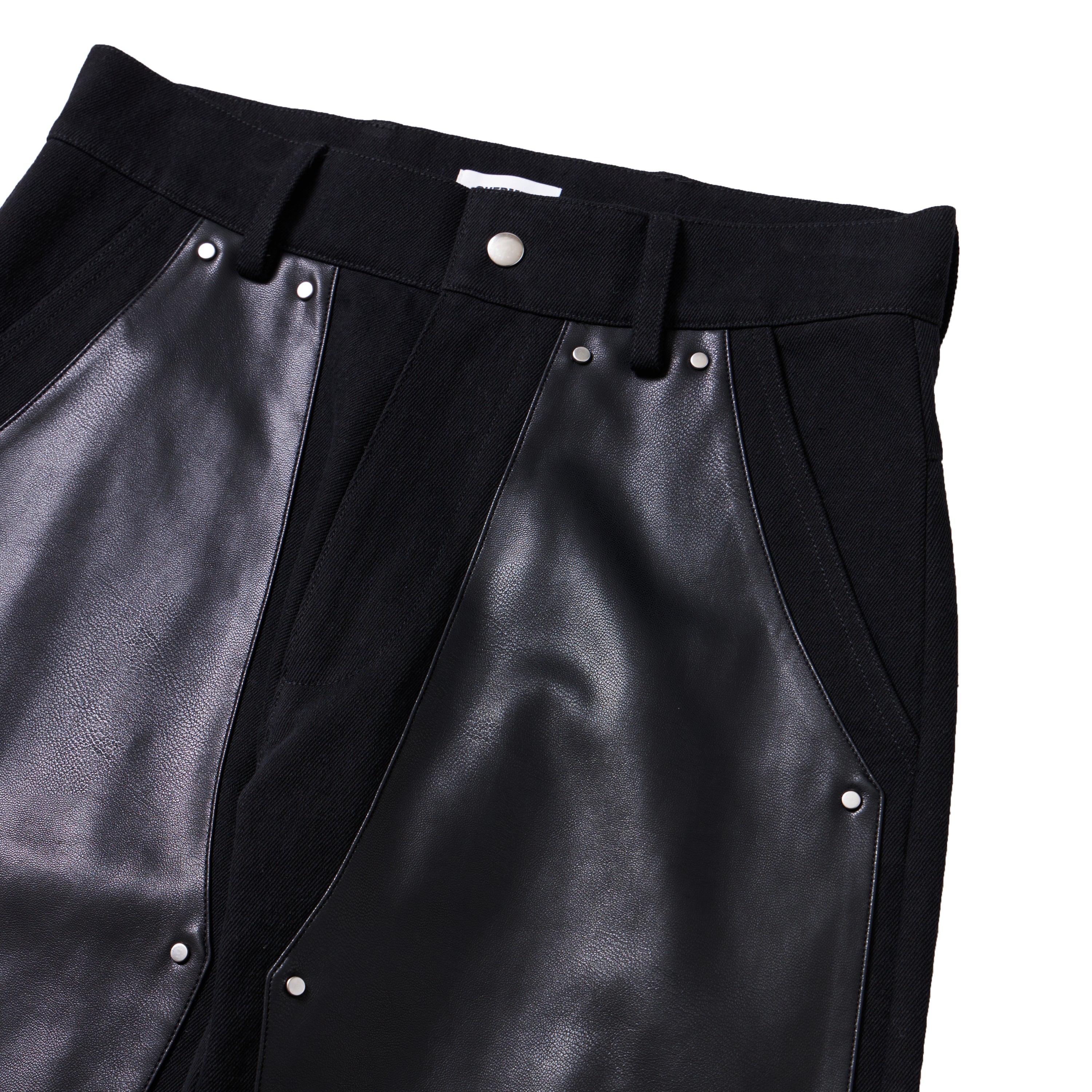 V-leather Doubulenie Pants