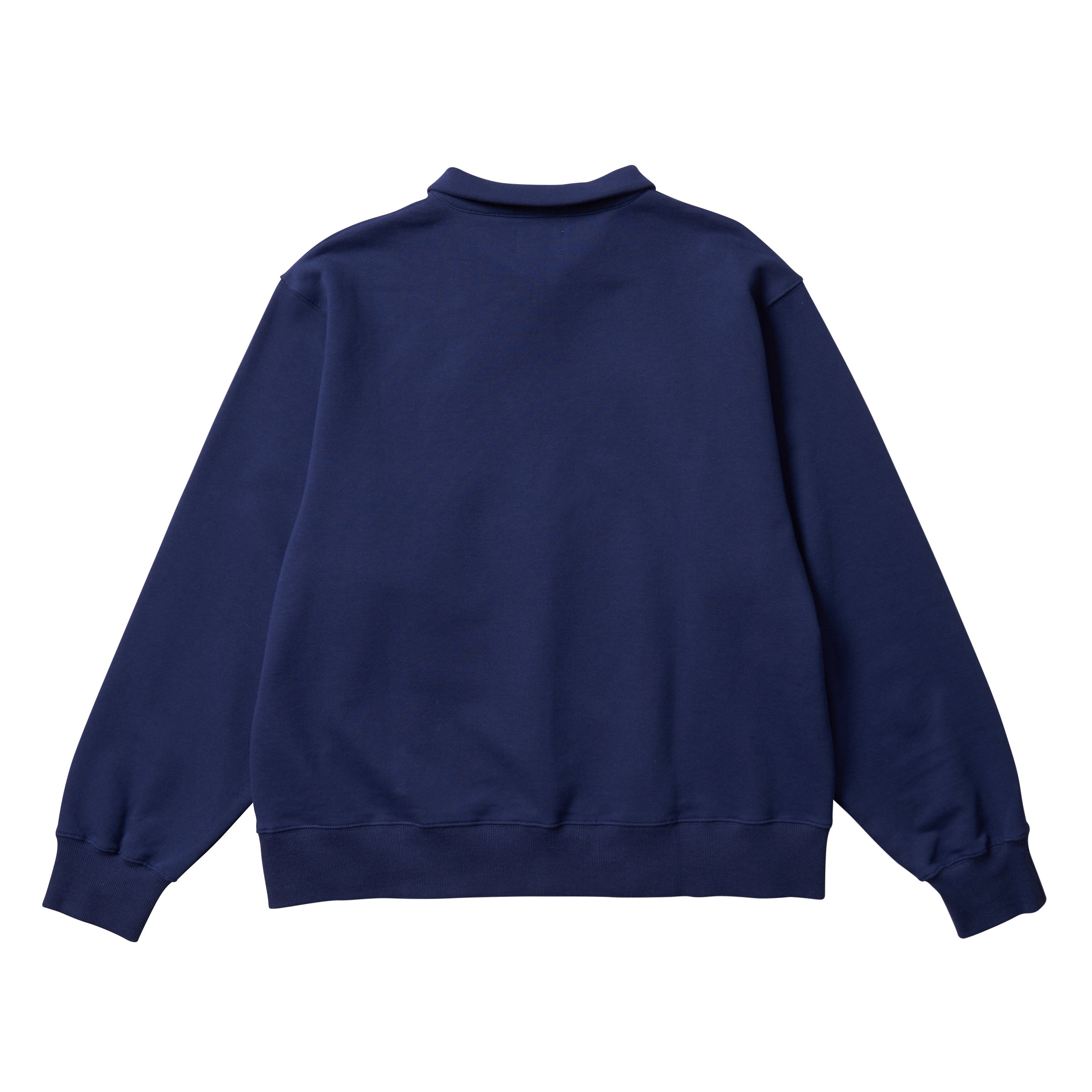 DAMAGE PRINT HALF ZIP SWEAT