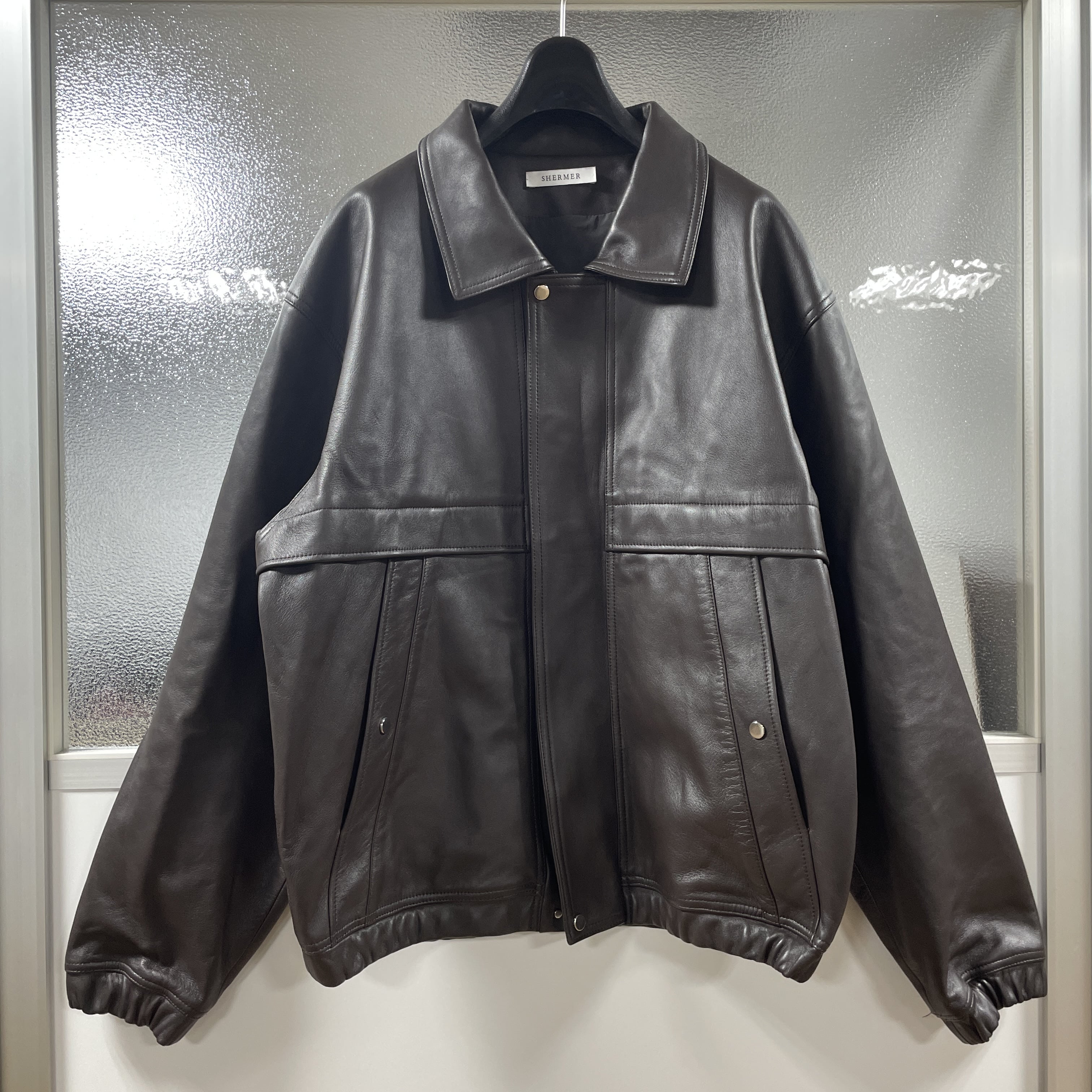 Boxy Brad Leather Jacket
