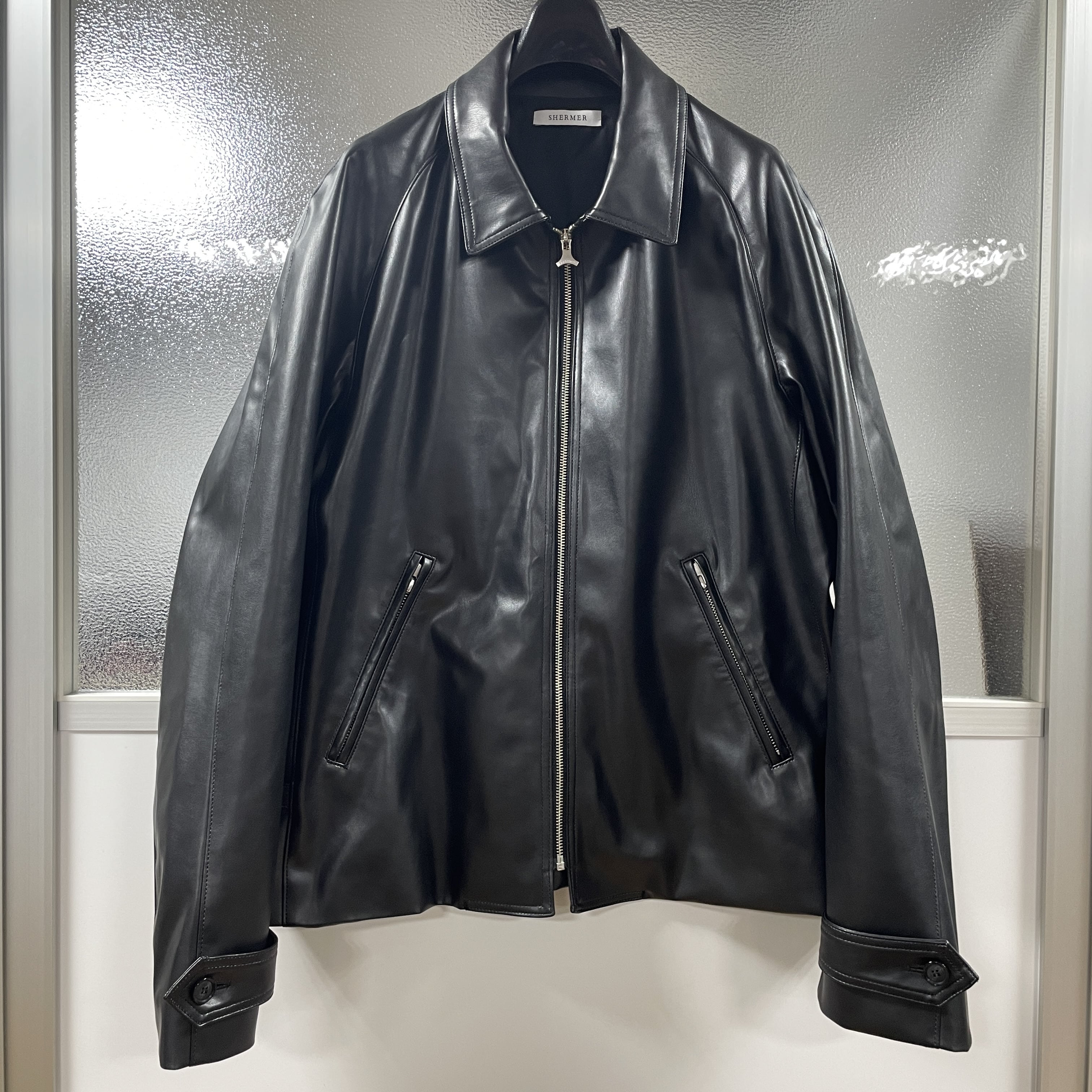 Faux Leather Frank Jacket
