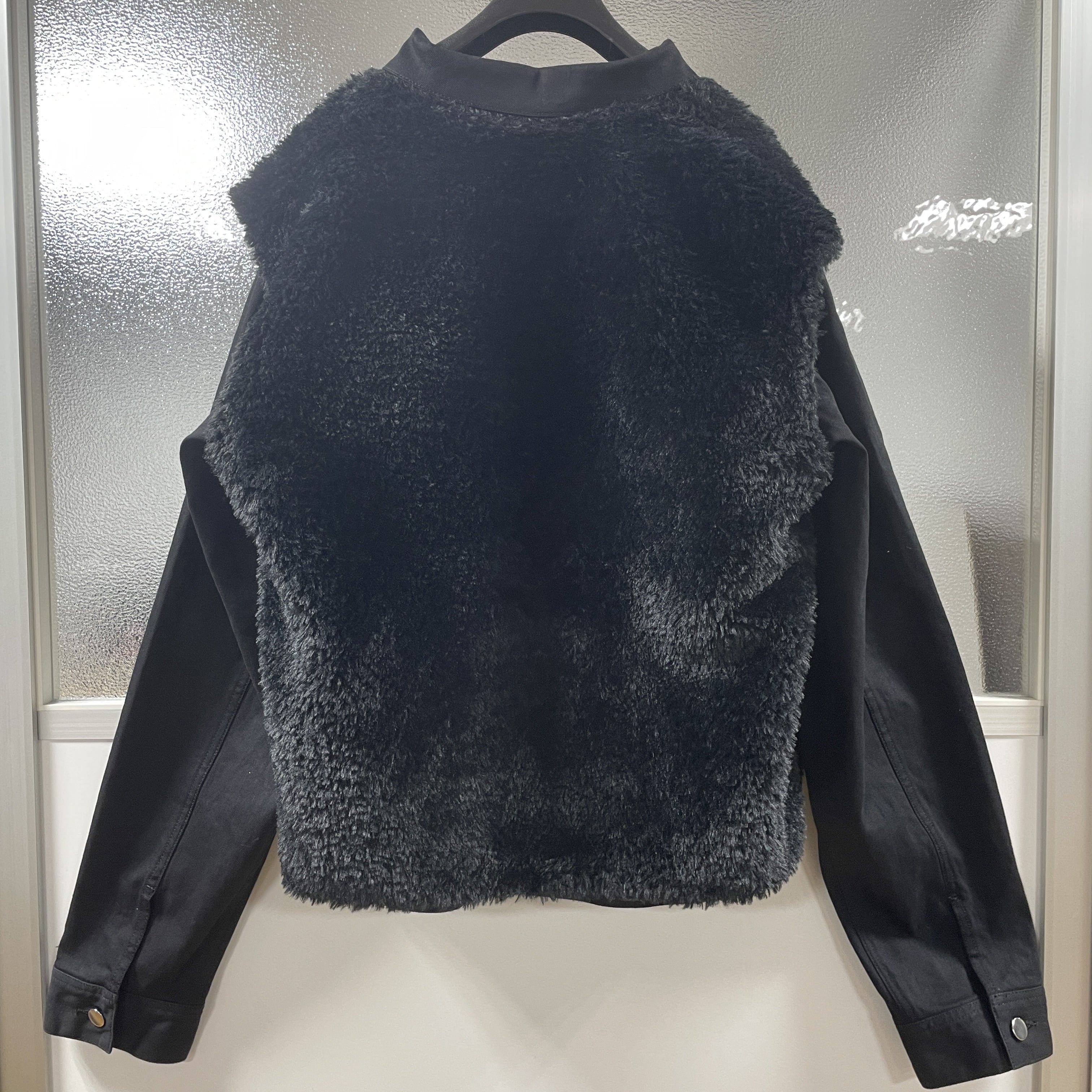 Faux Fur Denim Jacket