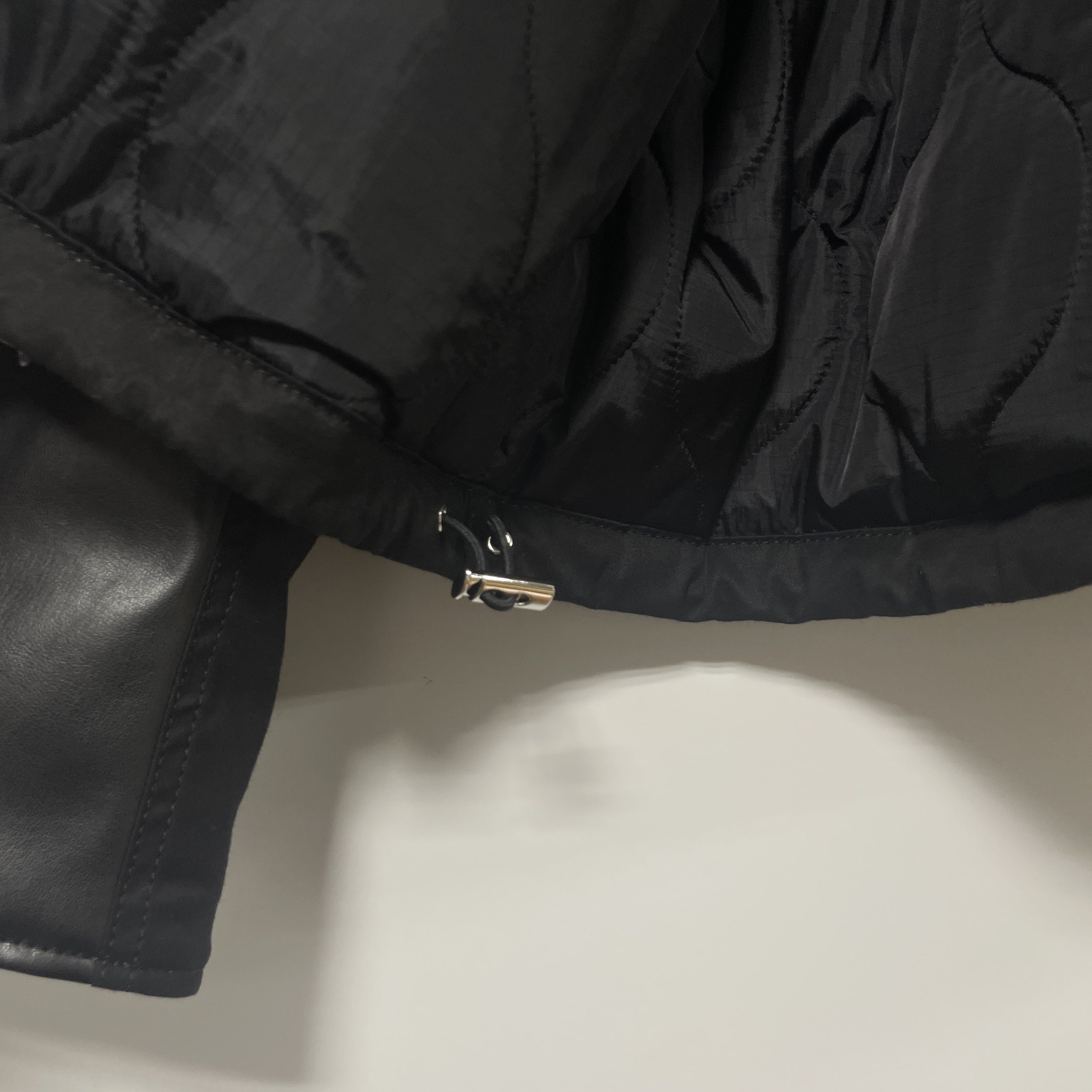 Boa Collar Nylon Bomber