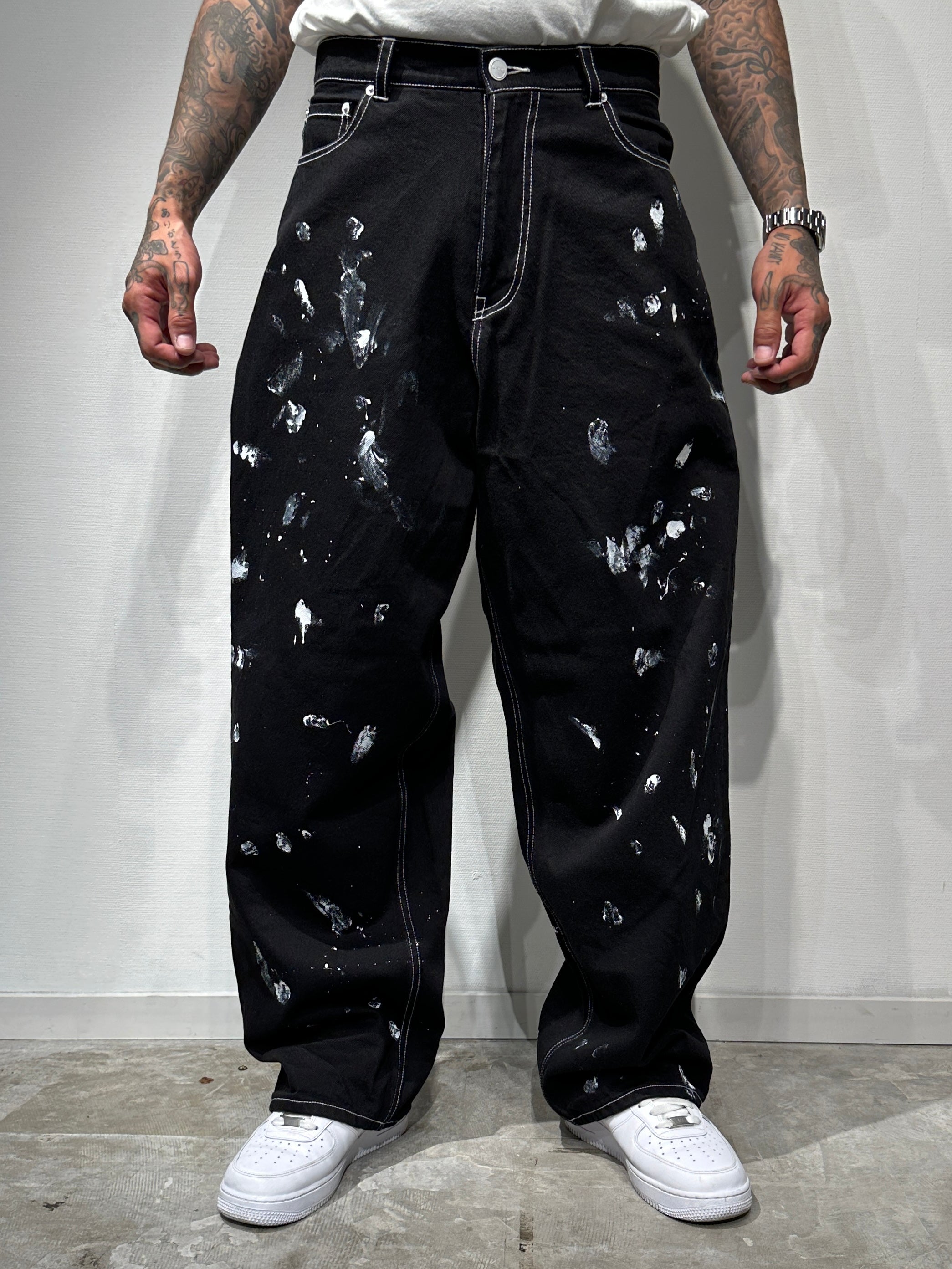 SPLASH BUGGY DENIM PANTS