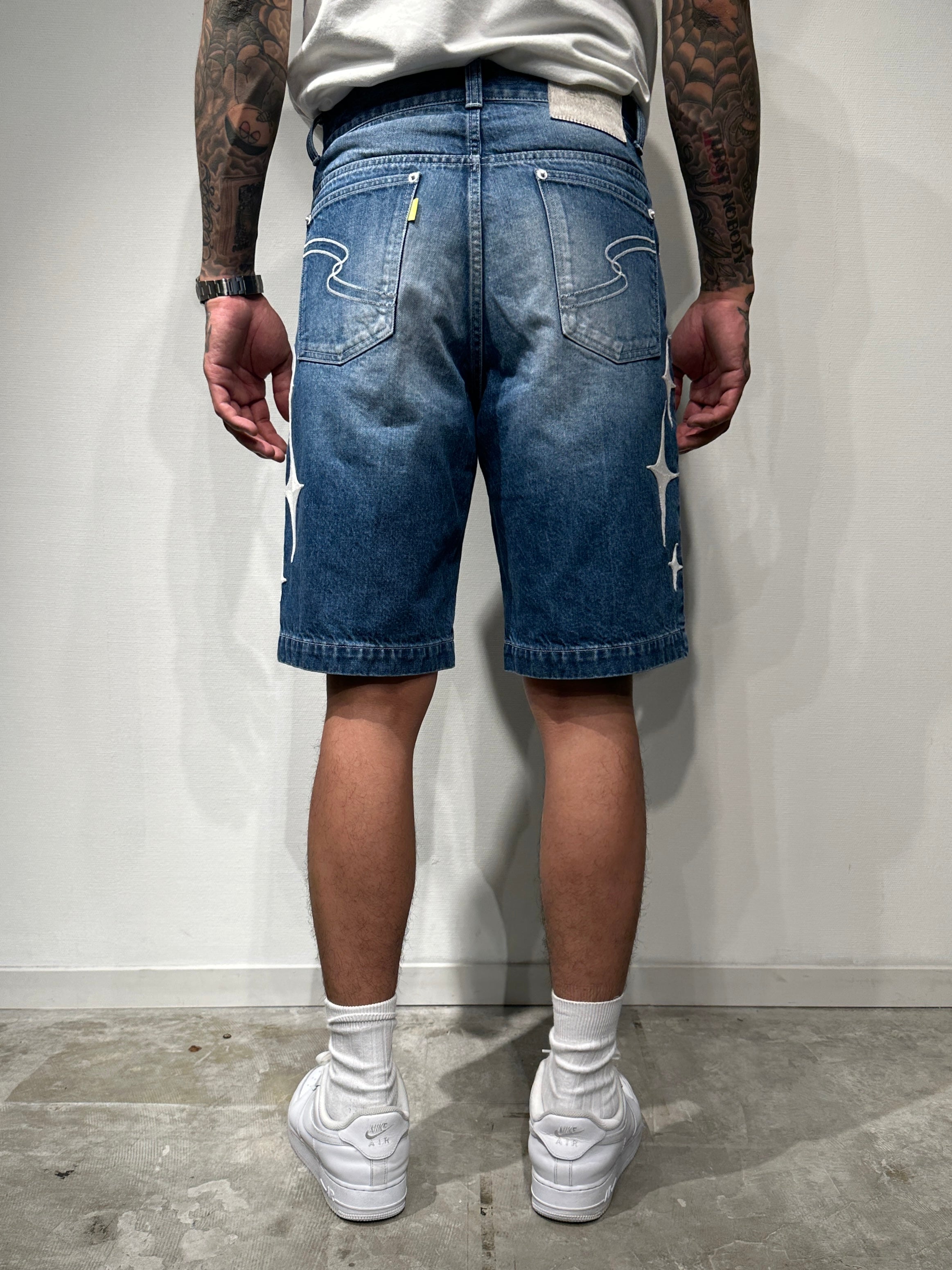 STAR DUST DENIM SHORTS