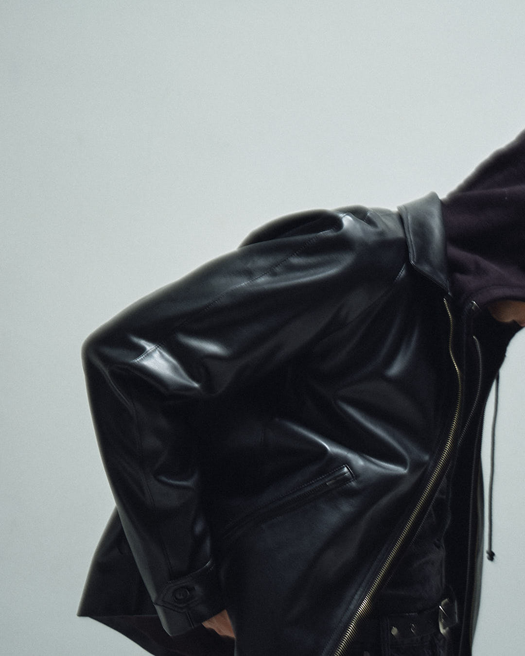 Faux Leather Frank Jacket