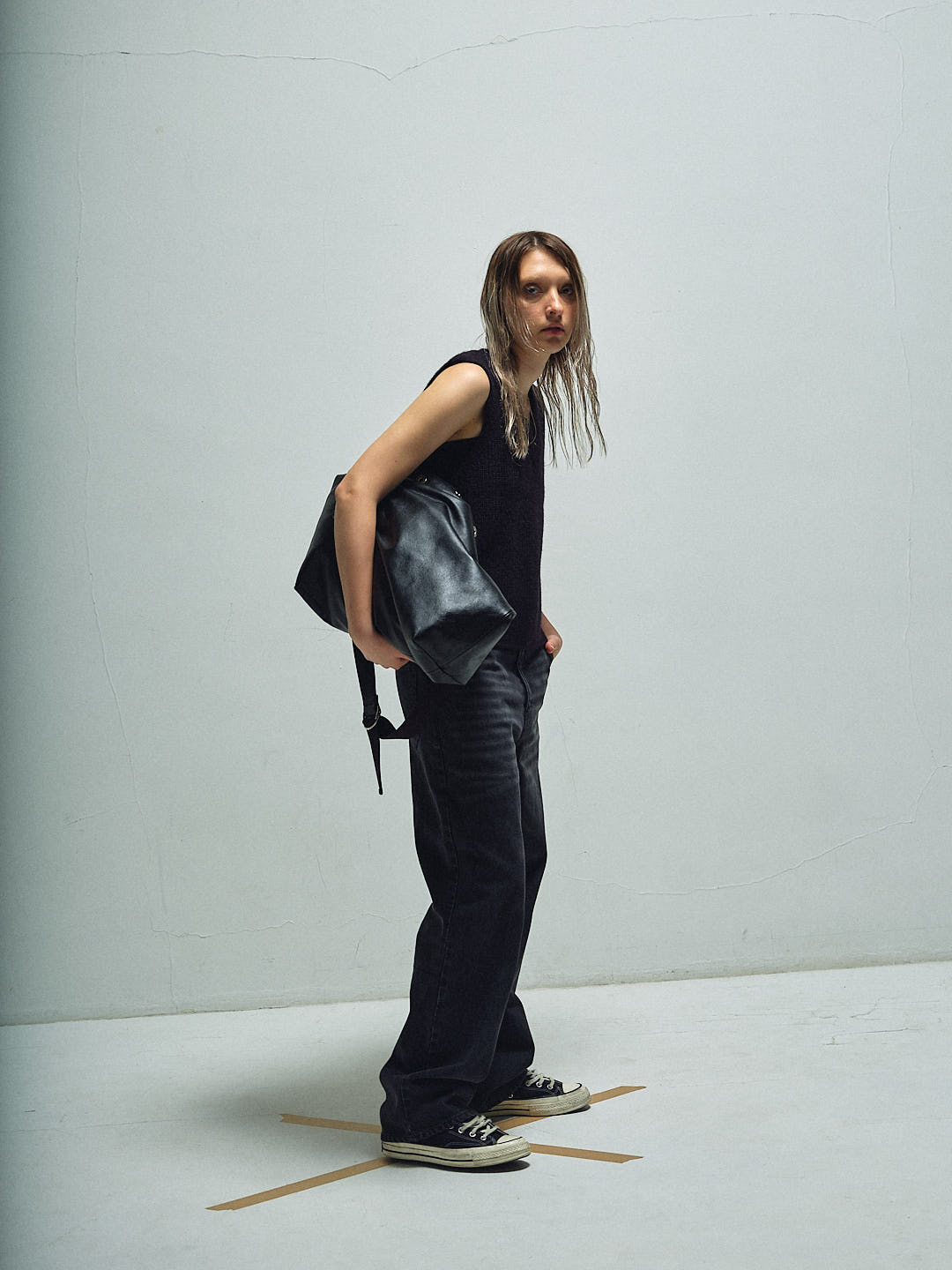 Leather Pocket LAX Jeans