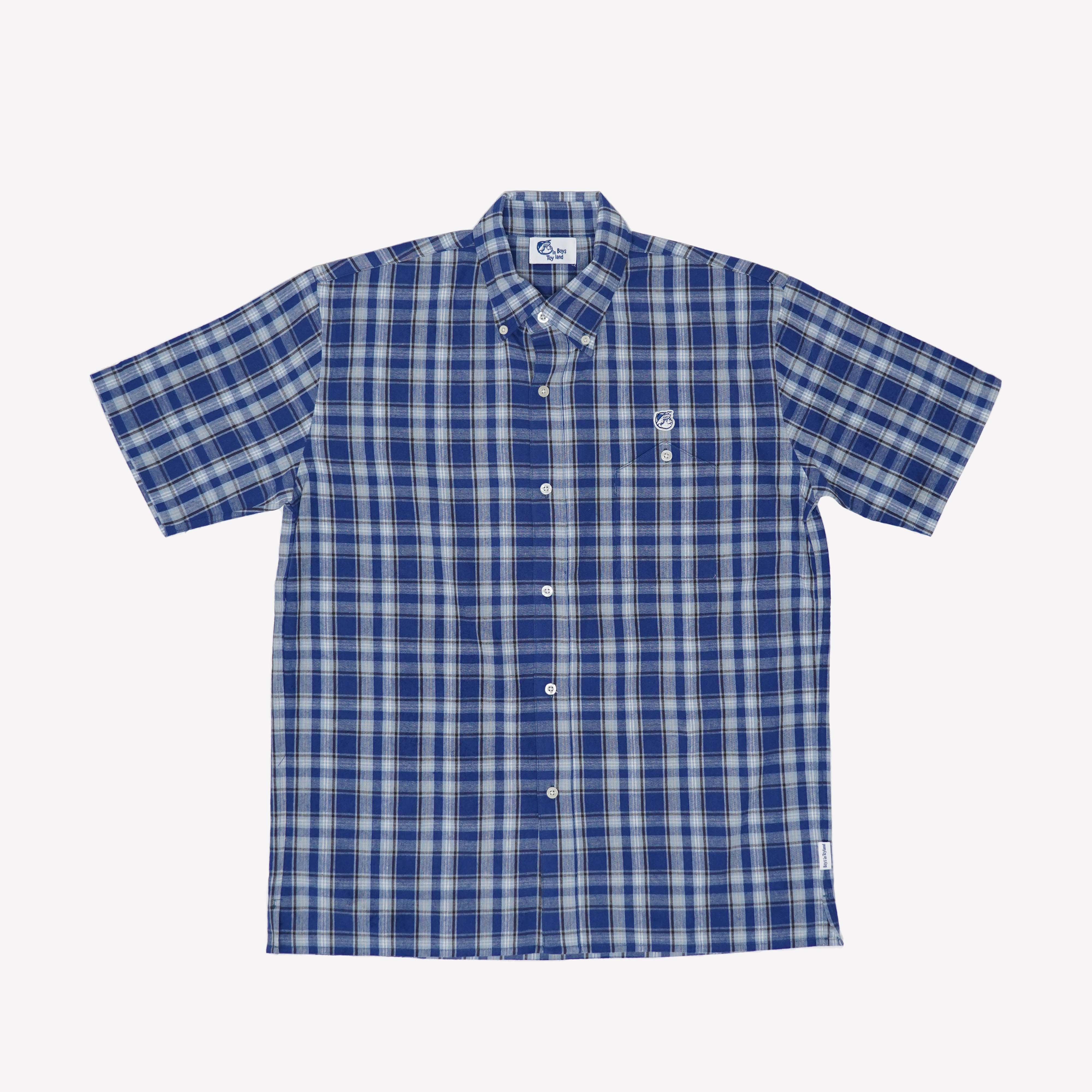 BOYS YAMA POCKET B.D CHECK SHIRT