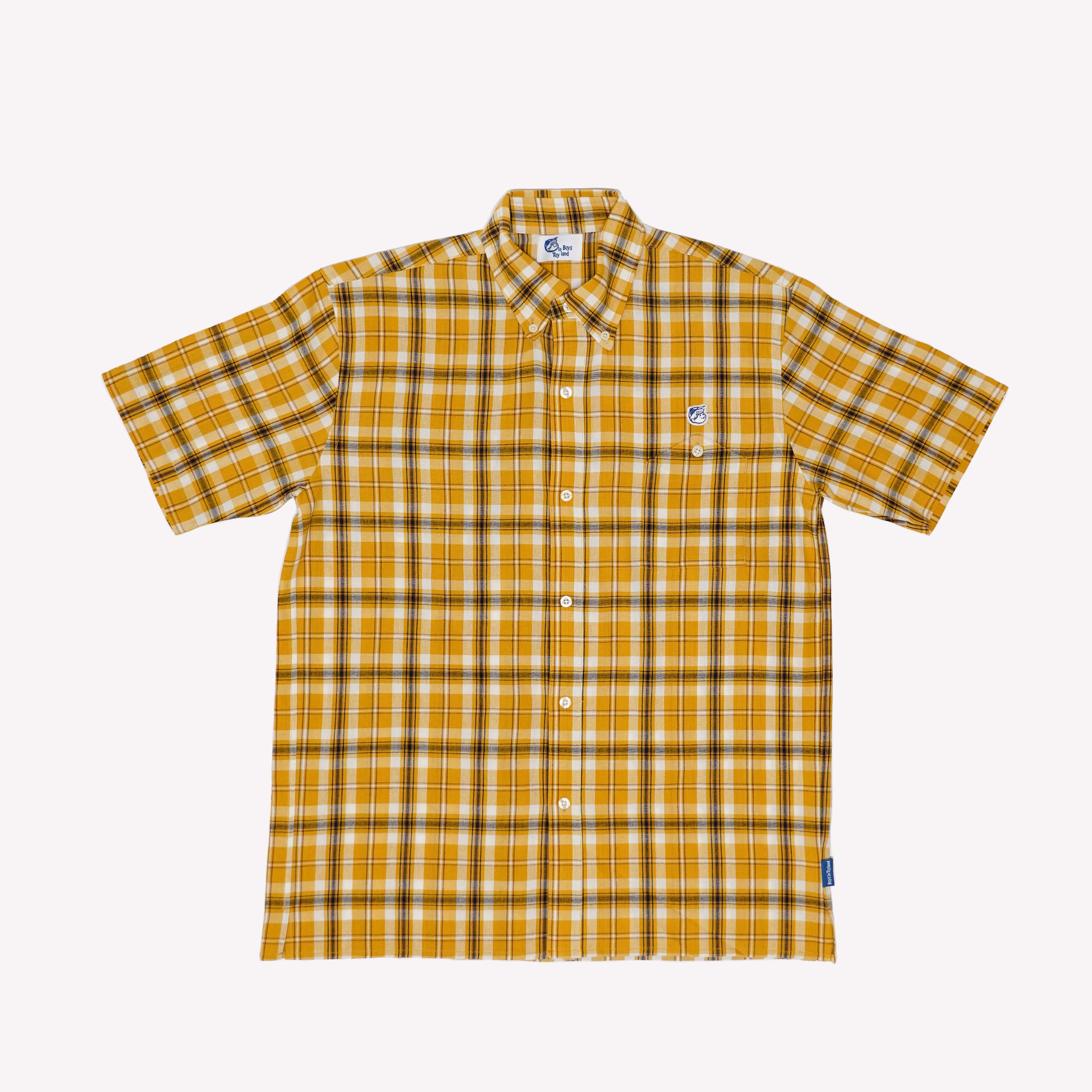 BOYS YAMA POCKET B.D CHECK SHIRT