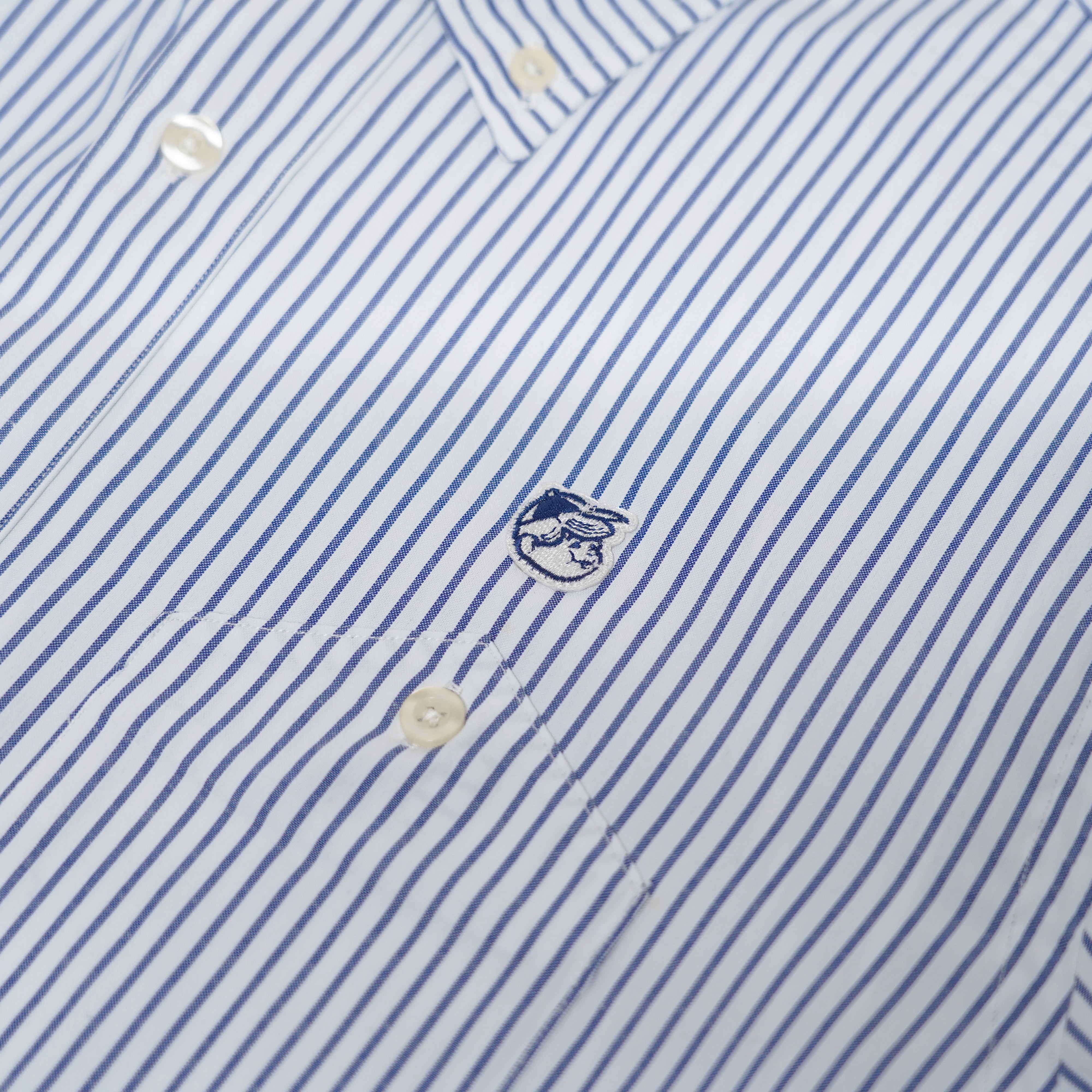 BOYS YAMA POCKET B.D STRIPE SHIRT