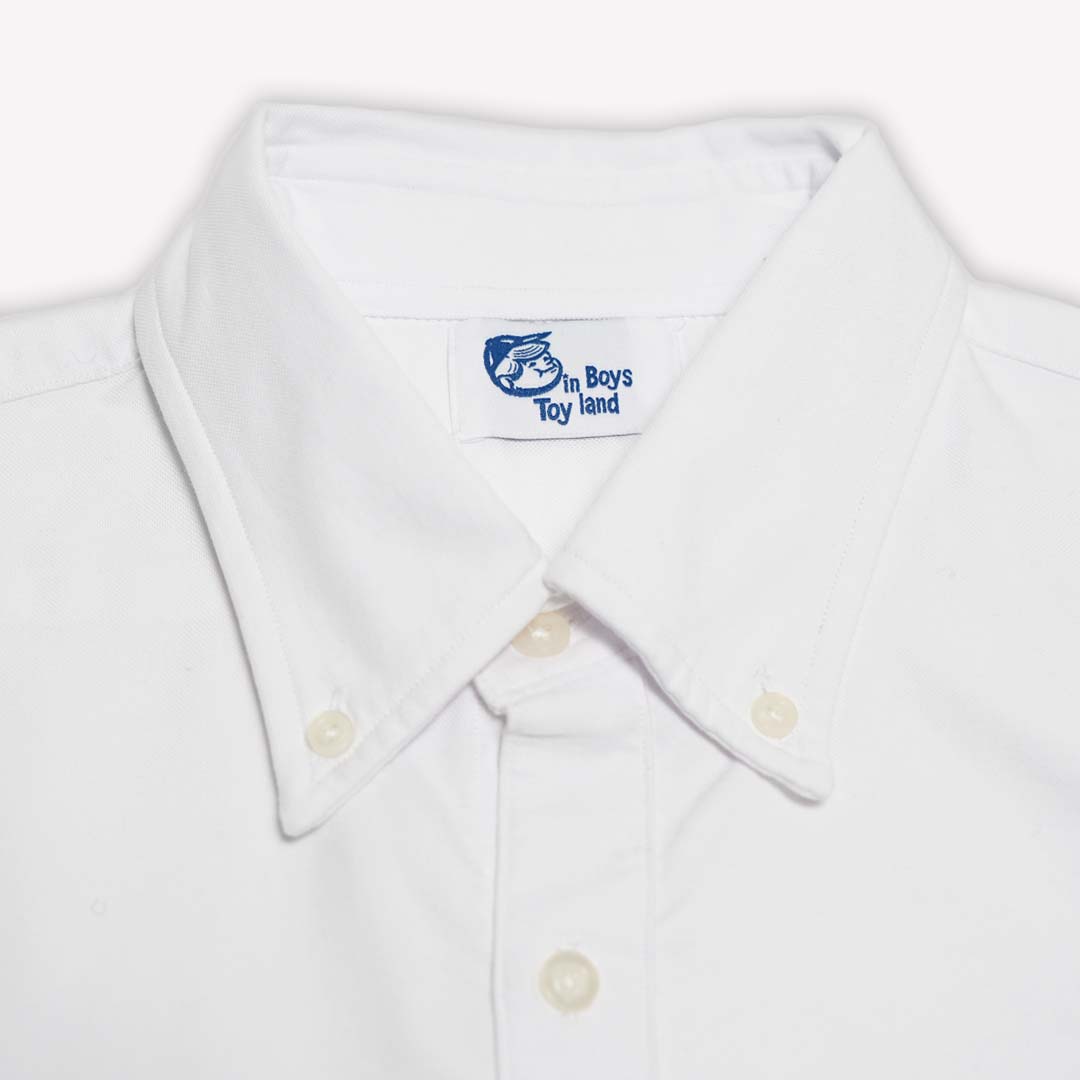BOYS YAMA POCKET B.D WHITE SHIRT