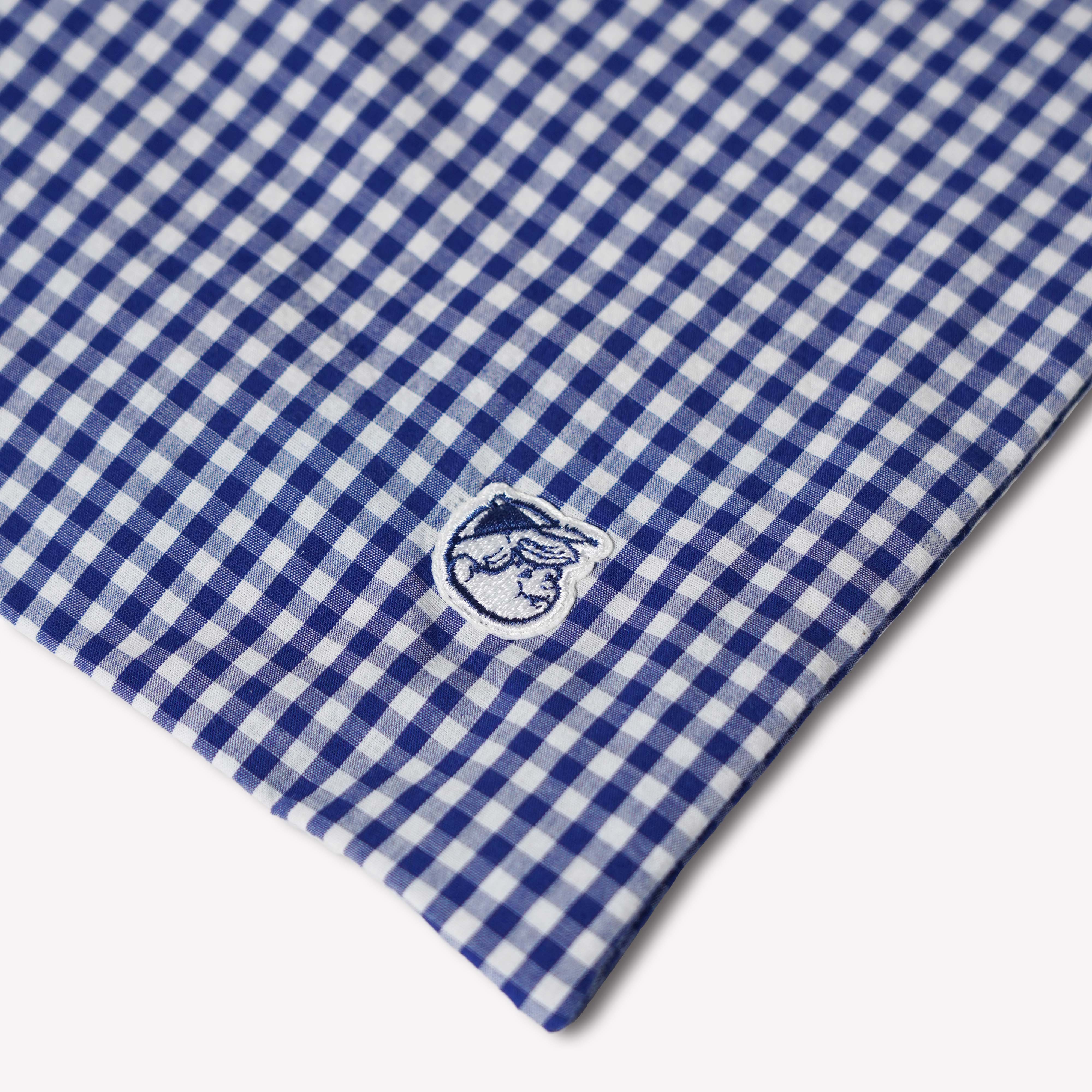 BIT RUBBER GINGHAM TOTE BAG