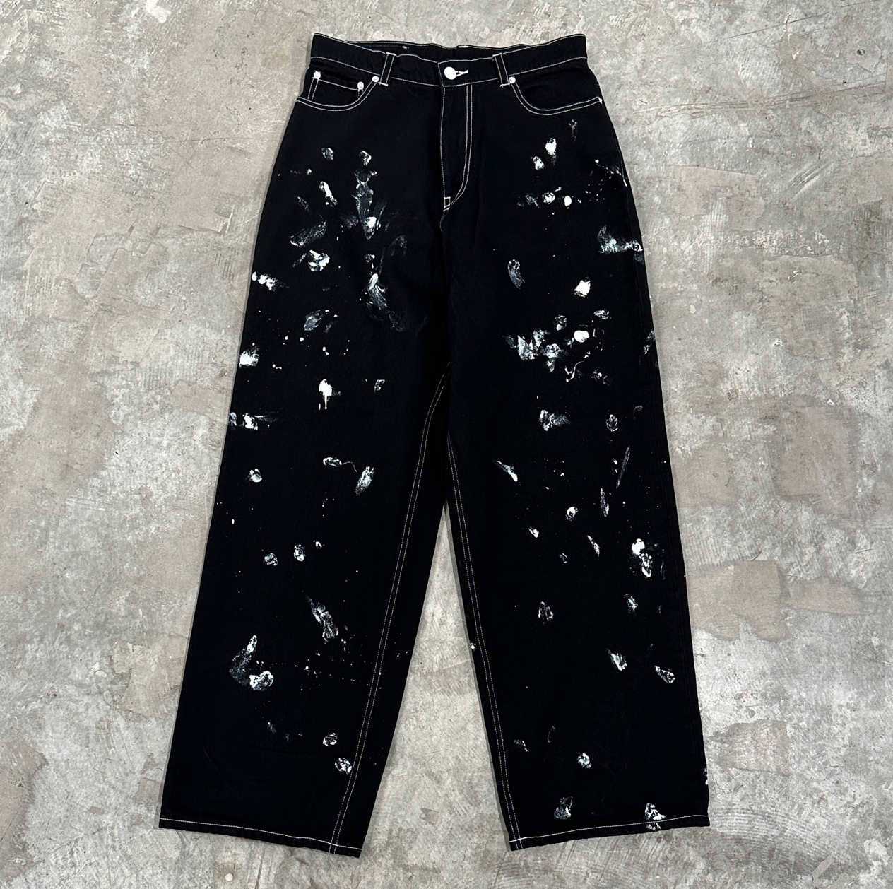 SPLASH BUGGY DENIM PANTS