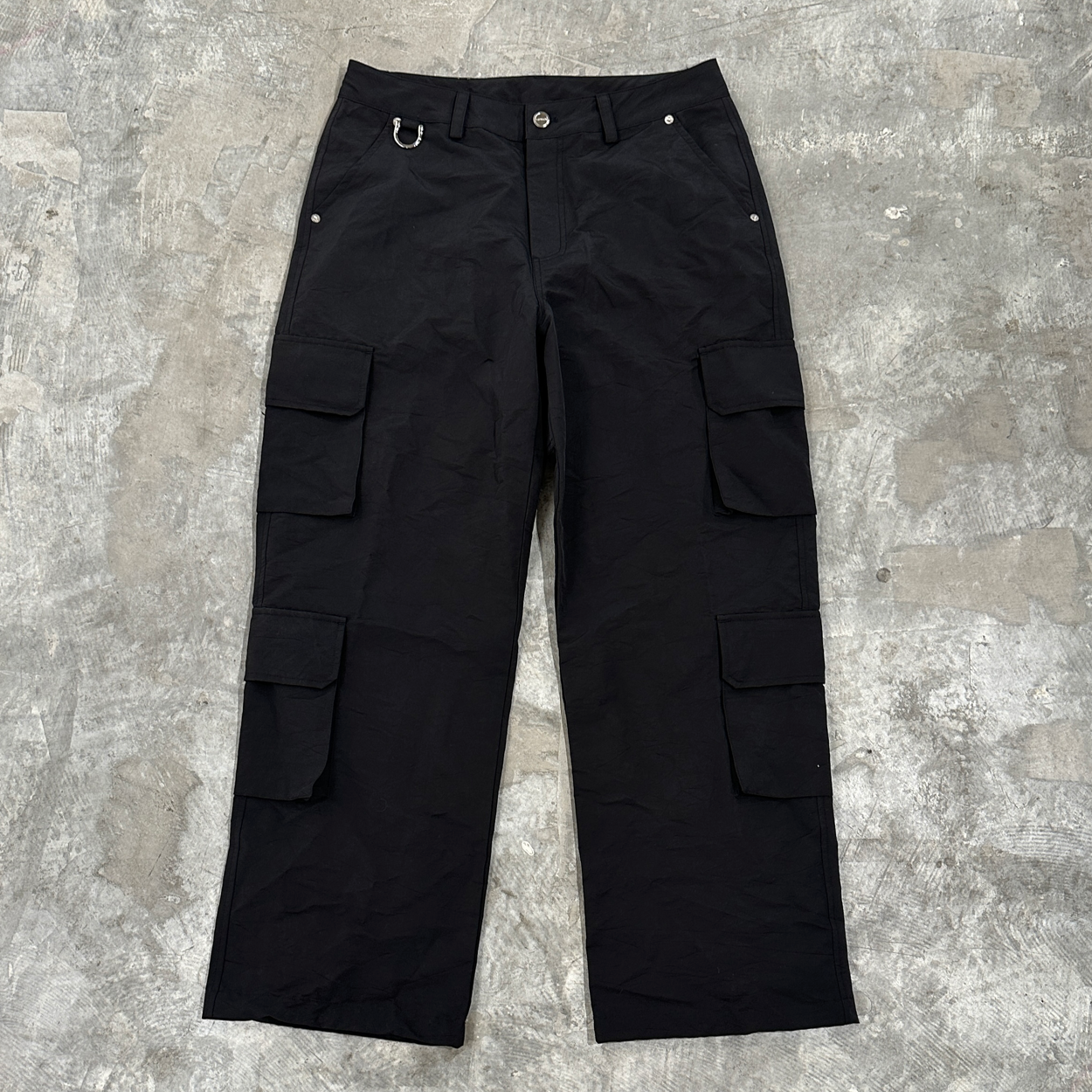 SHRINK NYLON CARGO PANTS