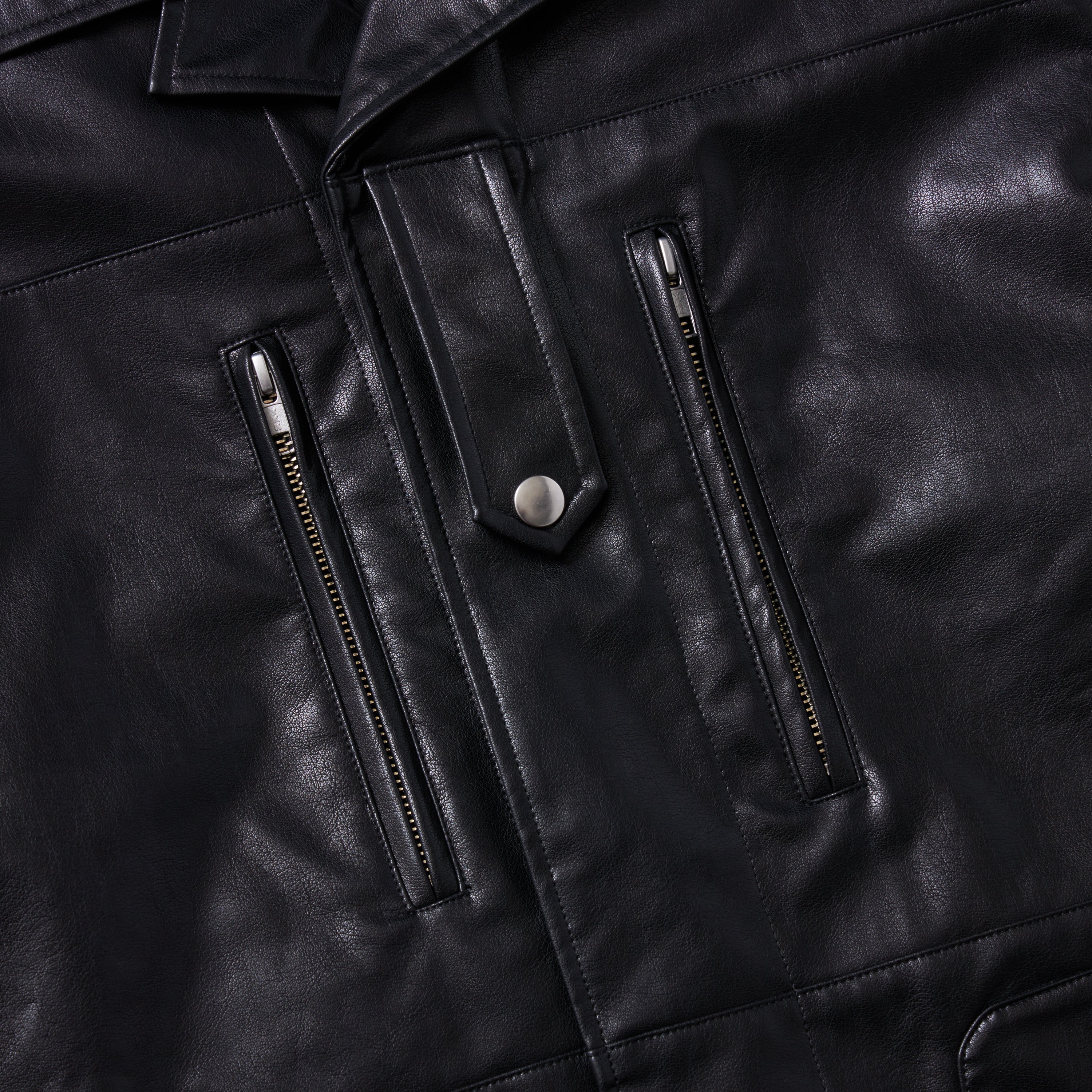 V-Leather combat Jacket