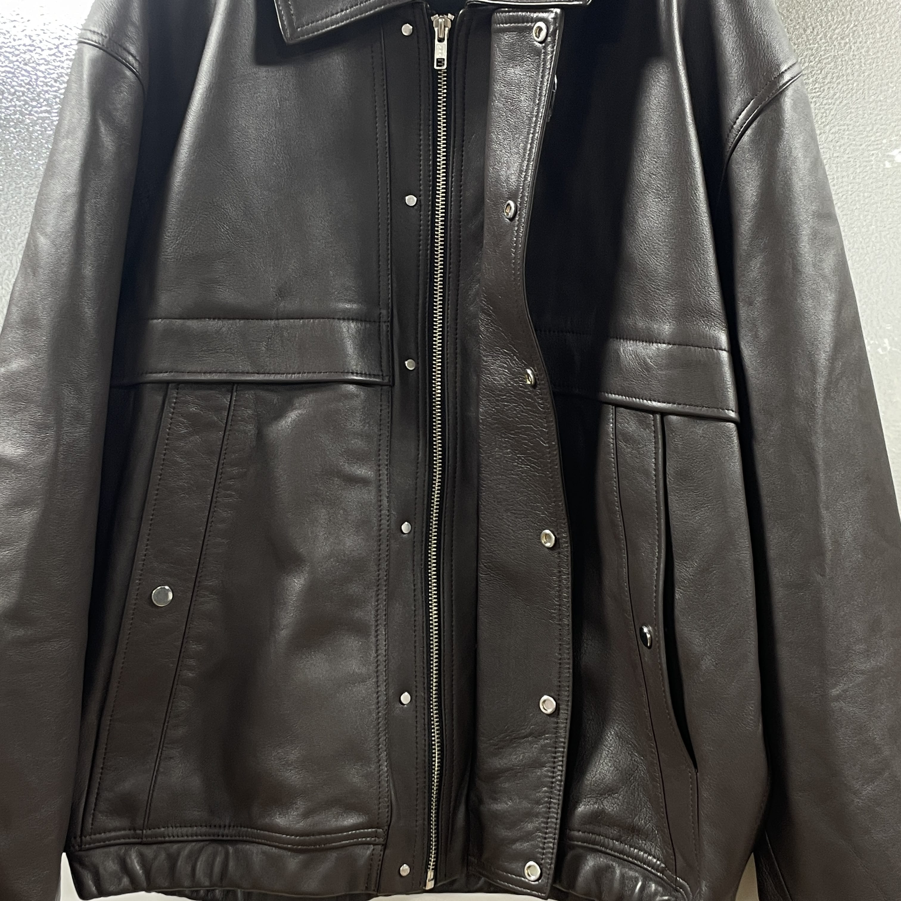Boxy Brad Leather Jacket
