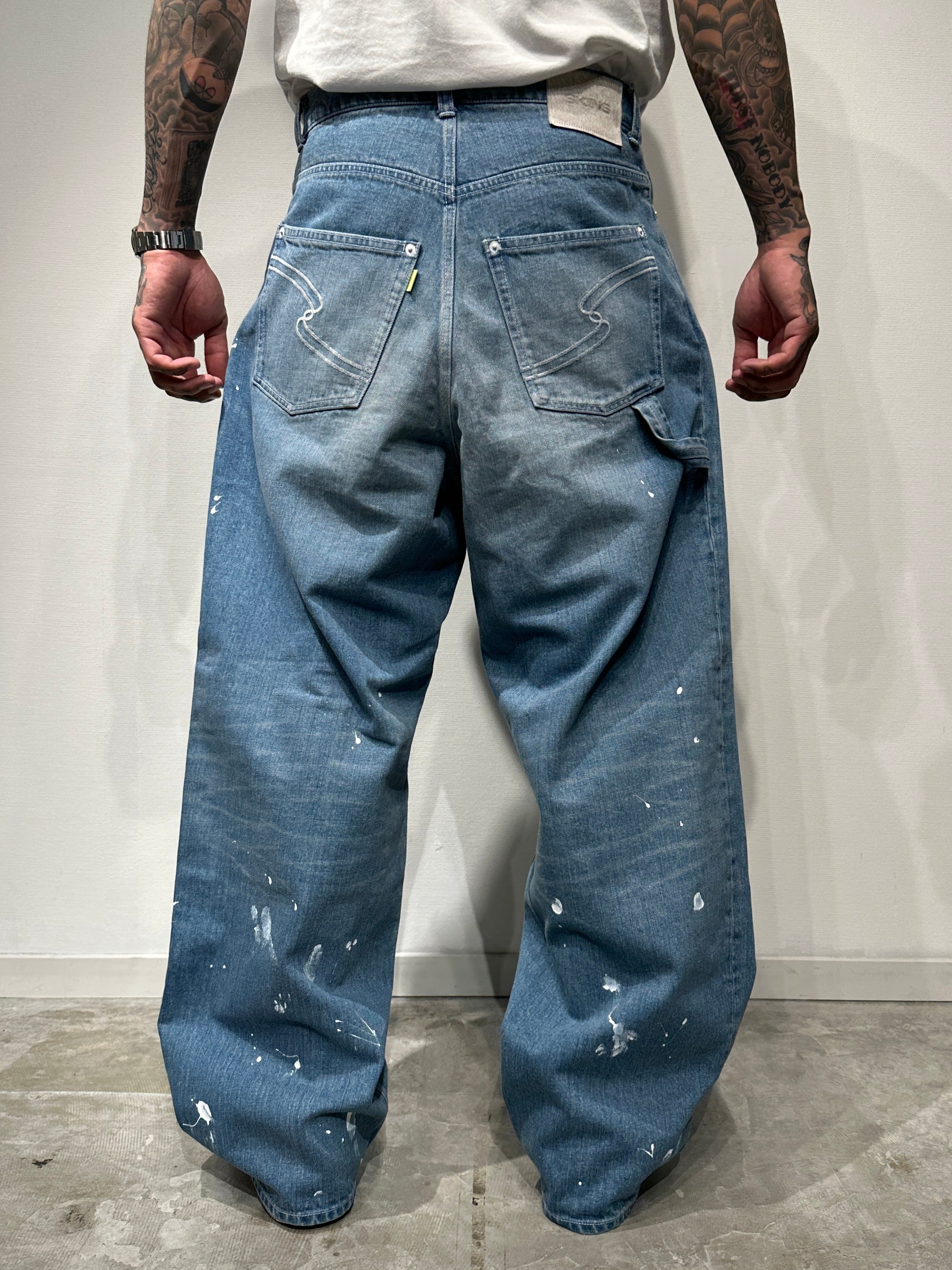 SPLASH BUGGY DENIM PANTS