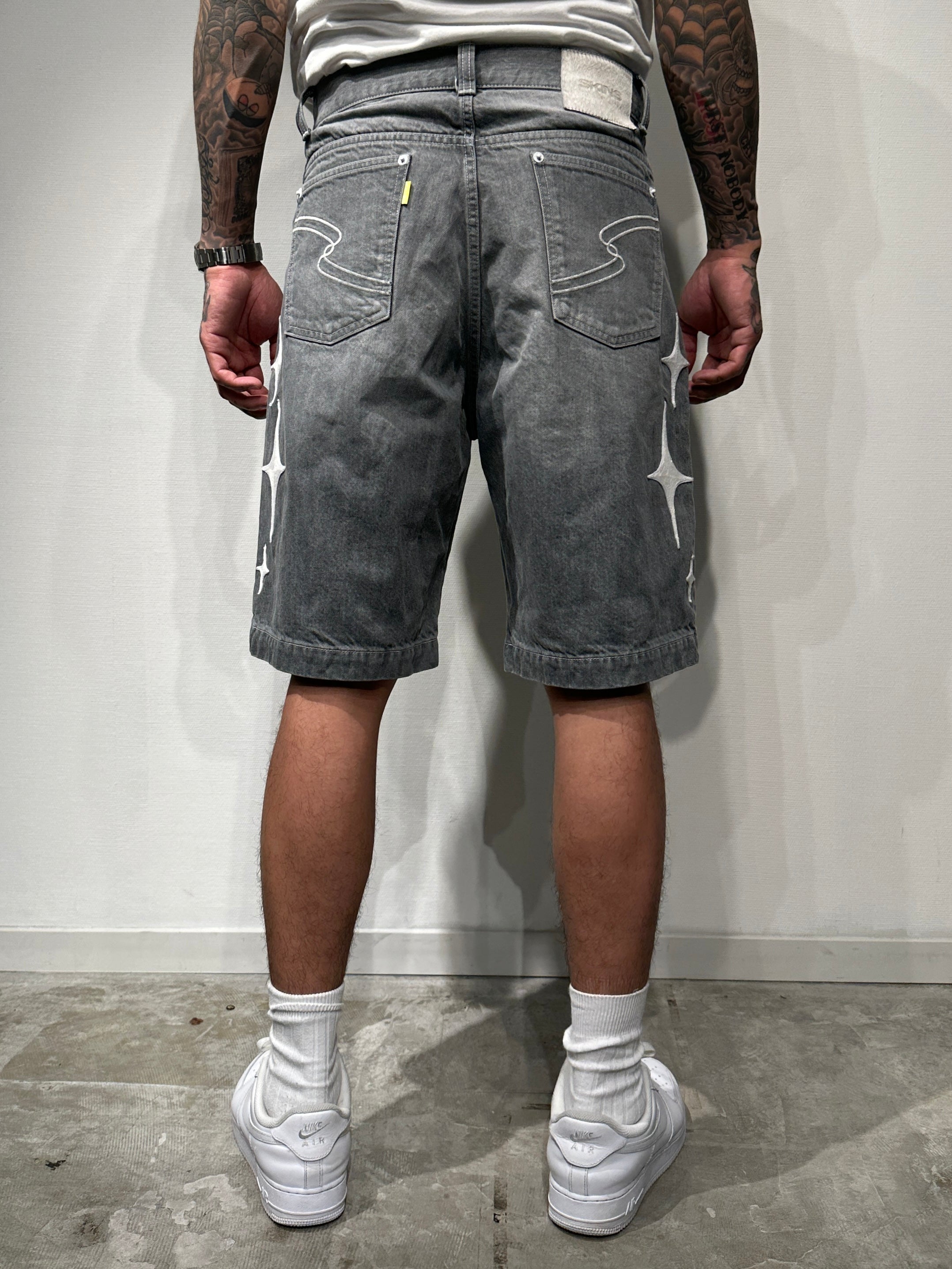 STAR DUST DENIM SHORTS
