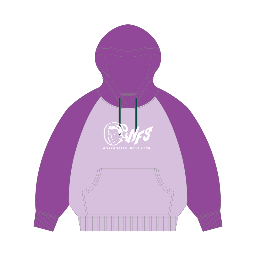 BILLIONAIRE BOYS CLUB x NOT FOR SALE
BEAD EMBROIDERY LOGO COTTON HOODIE