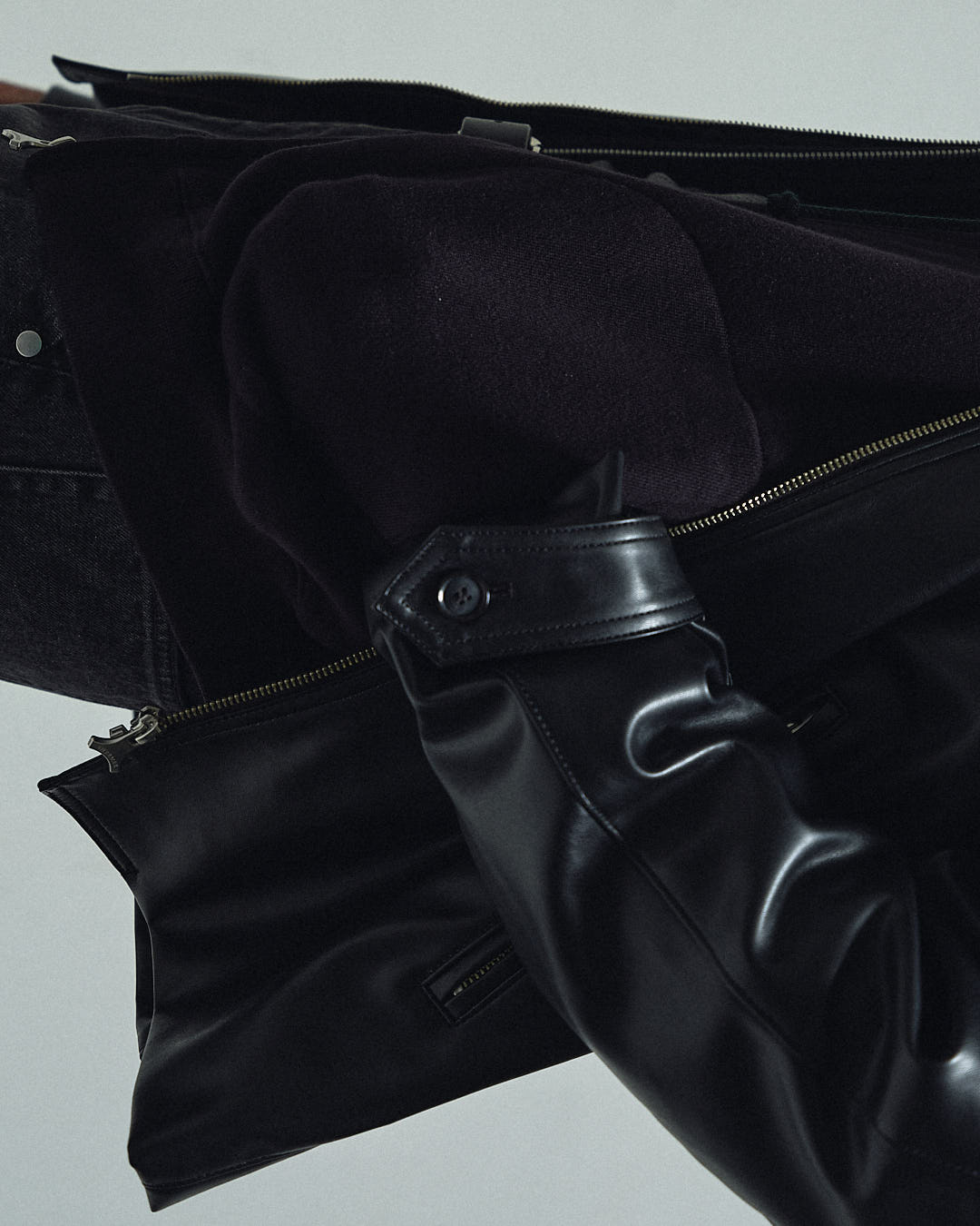 Faux Leather Frank Jacket