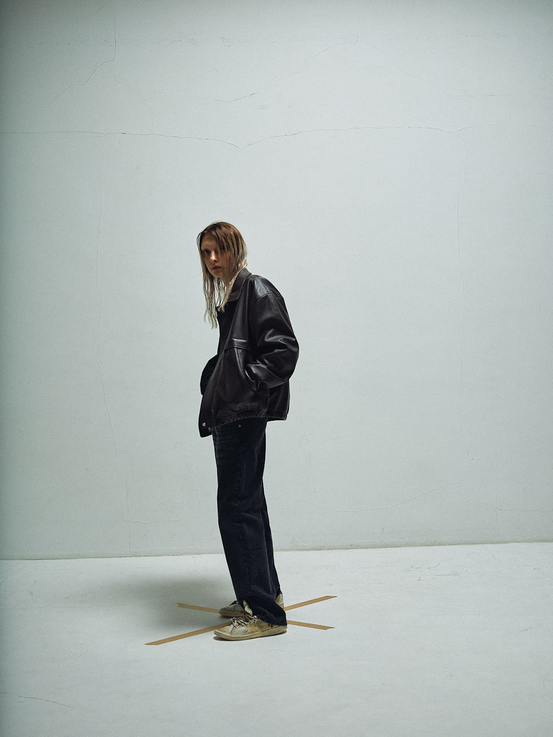 Boxy Brad Leather Jacket