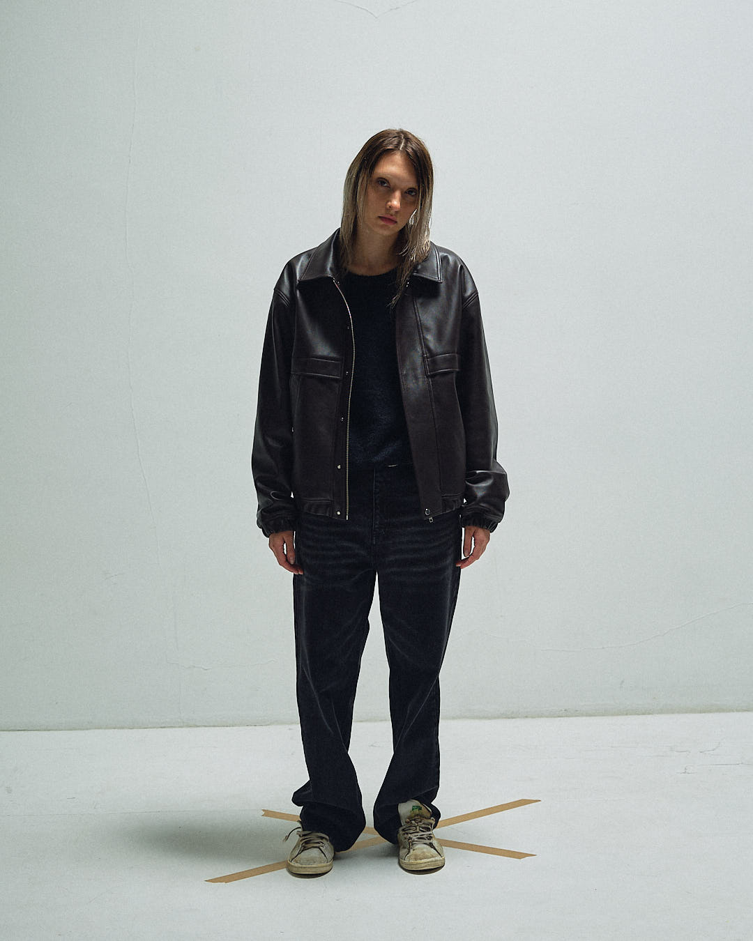 Boxy Brad Leather Jacket