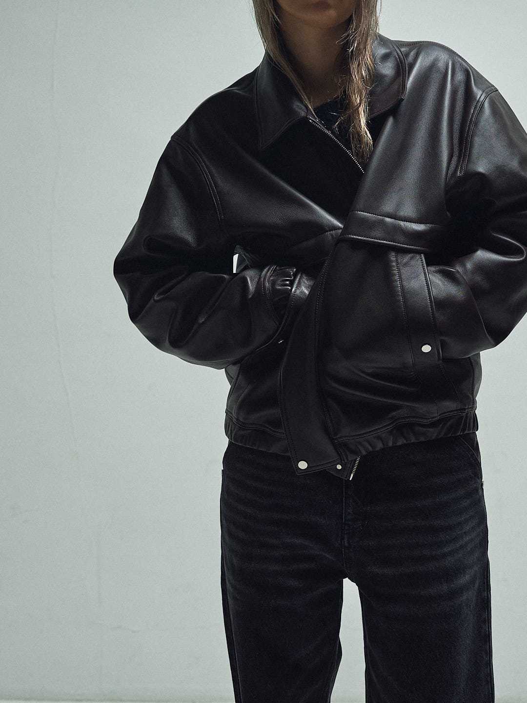 Boxy Brad Leather Jacket