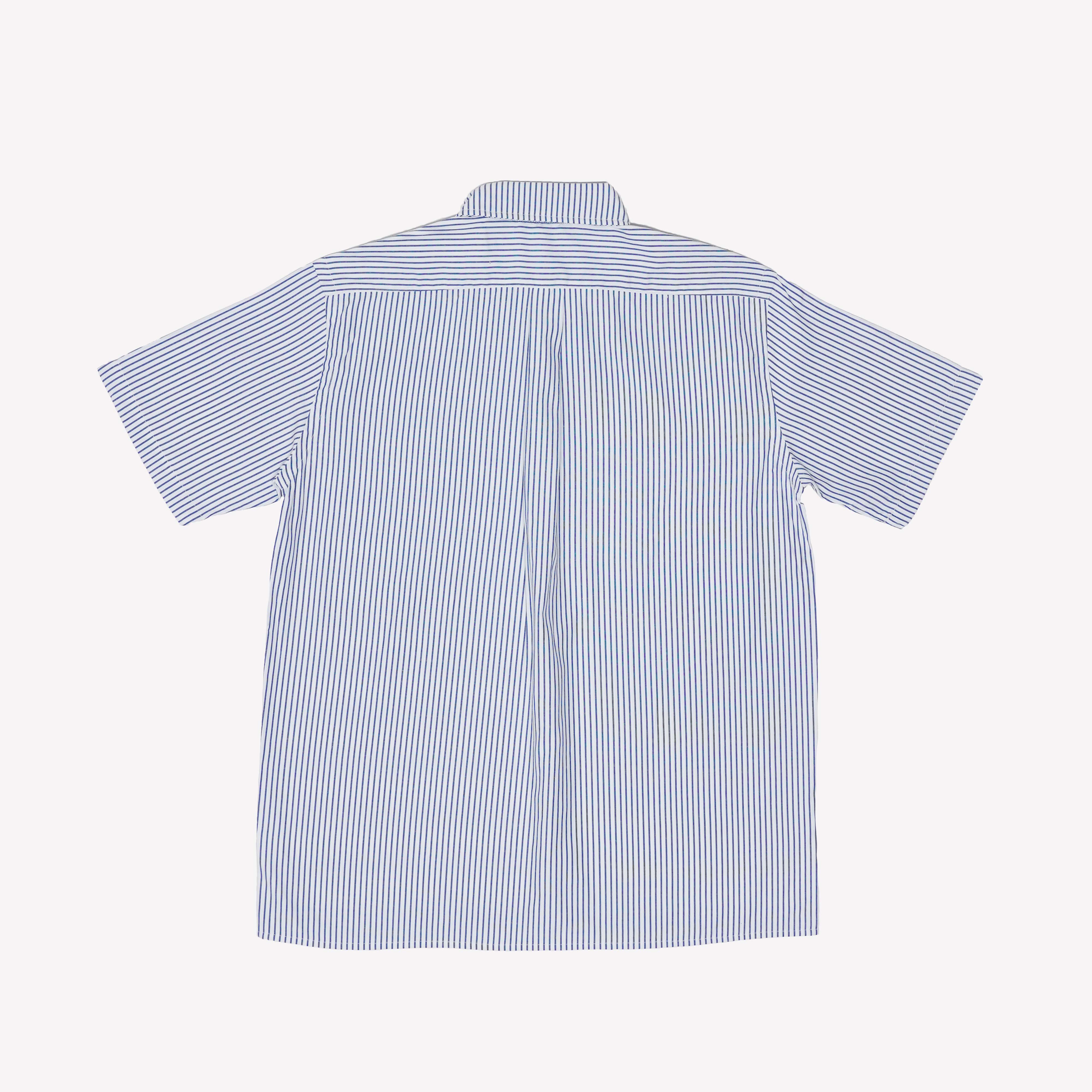 BOYS YAMA POCKET B.D STRIPE SHIRT